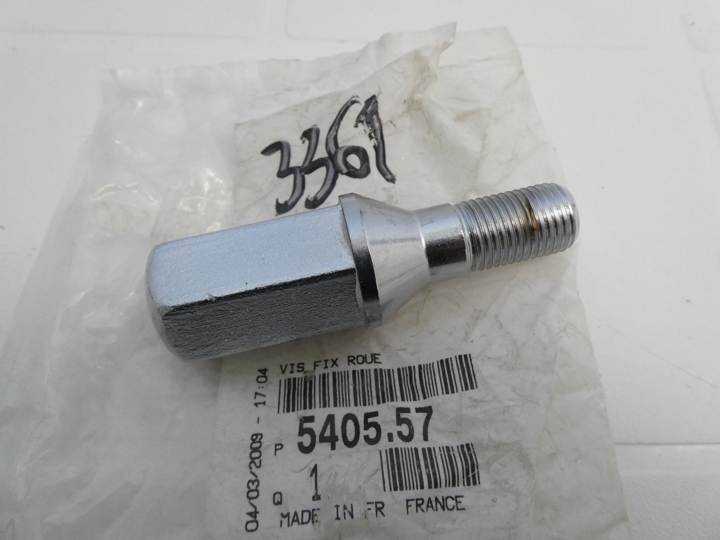 per auto  peugeot citroen 540557 bullone ruota wheel bolt esagono 19 m 12 passo 1,5