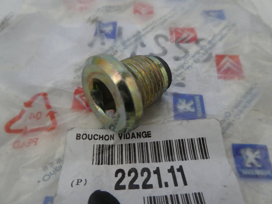 per auto peugeot citroen tappo scarico olio motore screw blot oil drain cap 222111 m 6 1,5