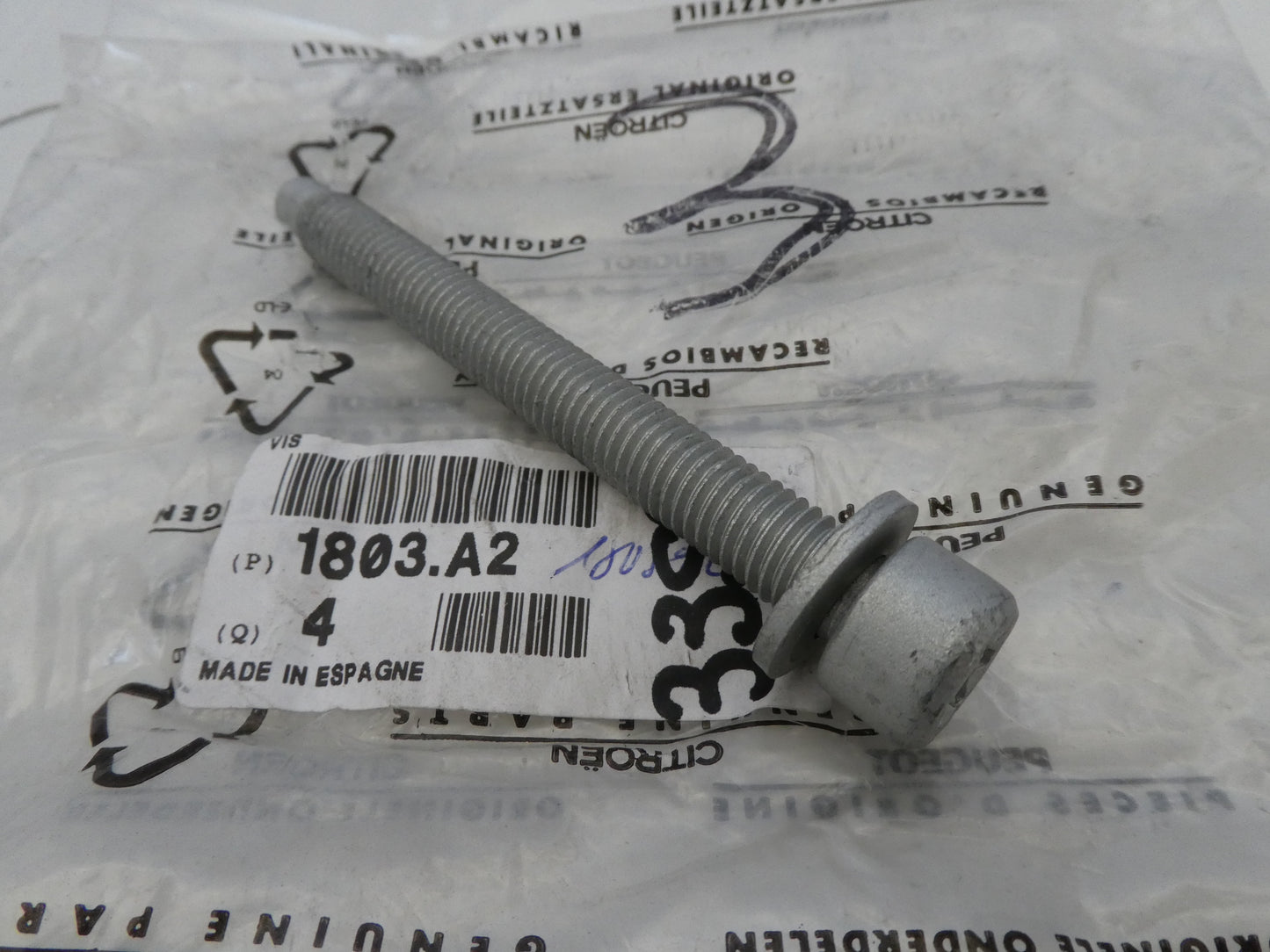 per auto peugeot citroen 1803A2 vite fissaggio motore scew fixation engine bolt