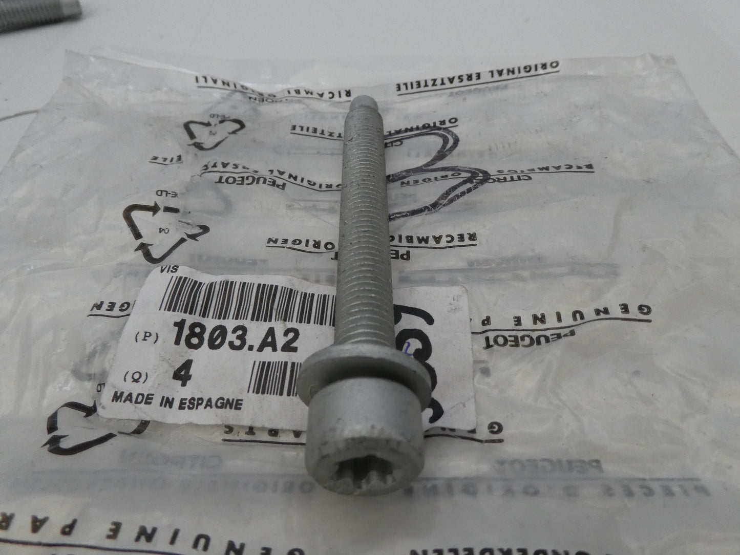 per auto peugeot citroen 1803A2 vite fissaggio motore scew fixation engine bolt