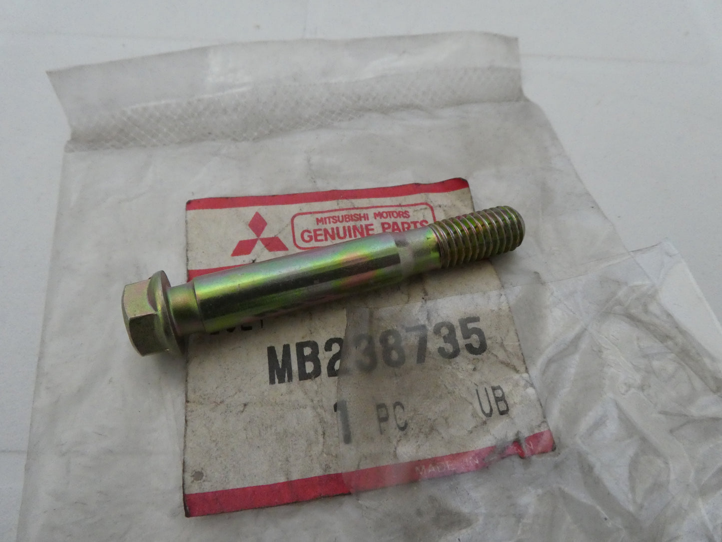 per auto mitsubishi vite bullone pinza freno pin screw bolt brake caliper m8 x 56 mb238735