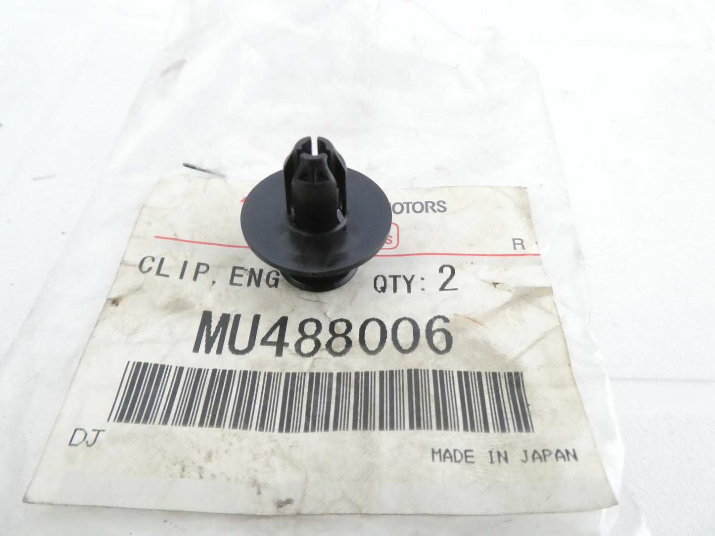 per auto mitsubishi mu488006 clip fissaggio interno motore engine fixing clip