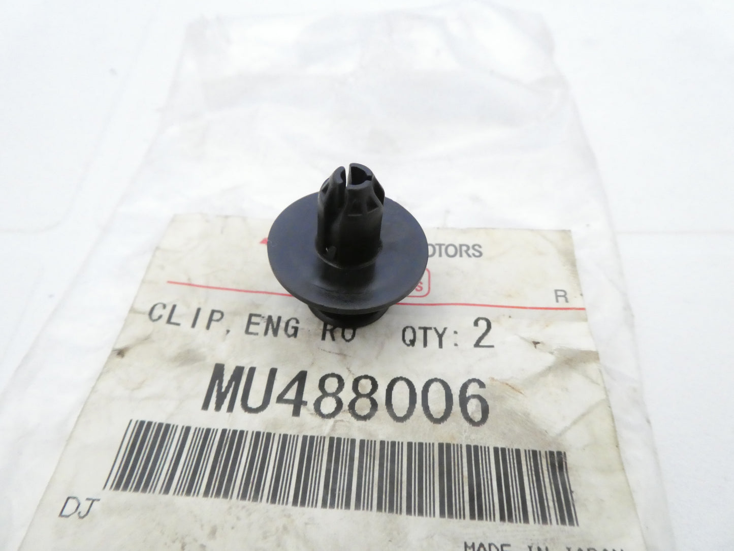 per auto mitsubishi mu488006 clip fissaggio interno motore engine fixing clip