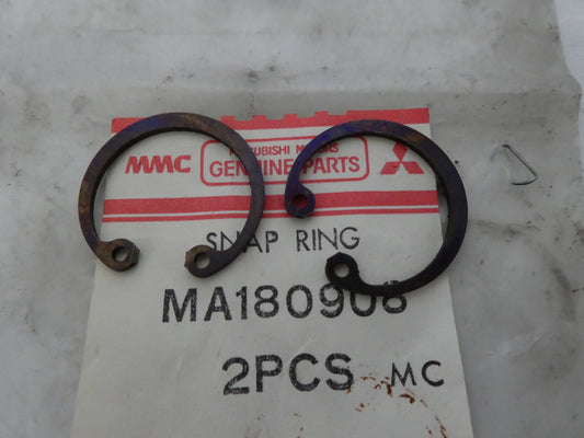 per auto mitsubishi 2 clip seeger snap ring circlip pair ma180908