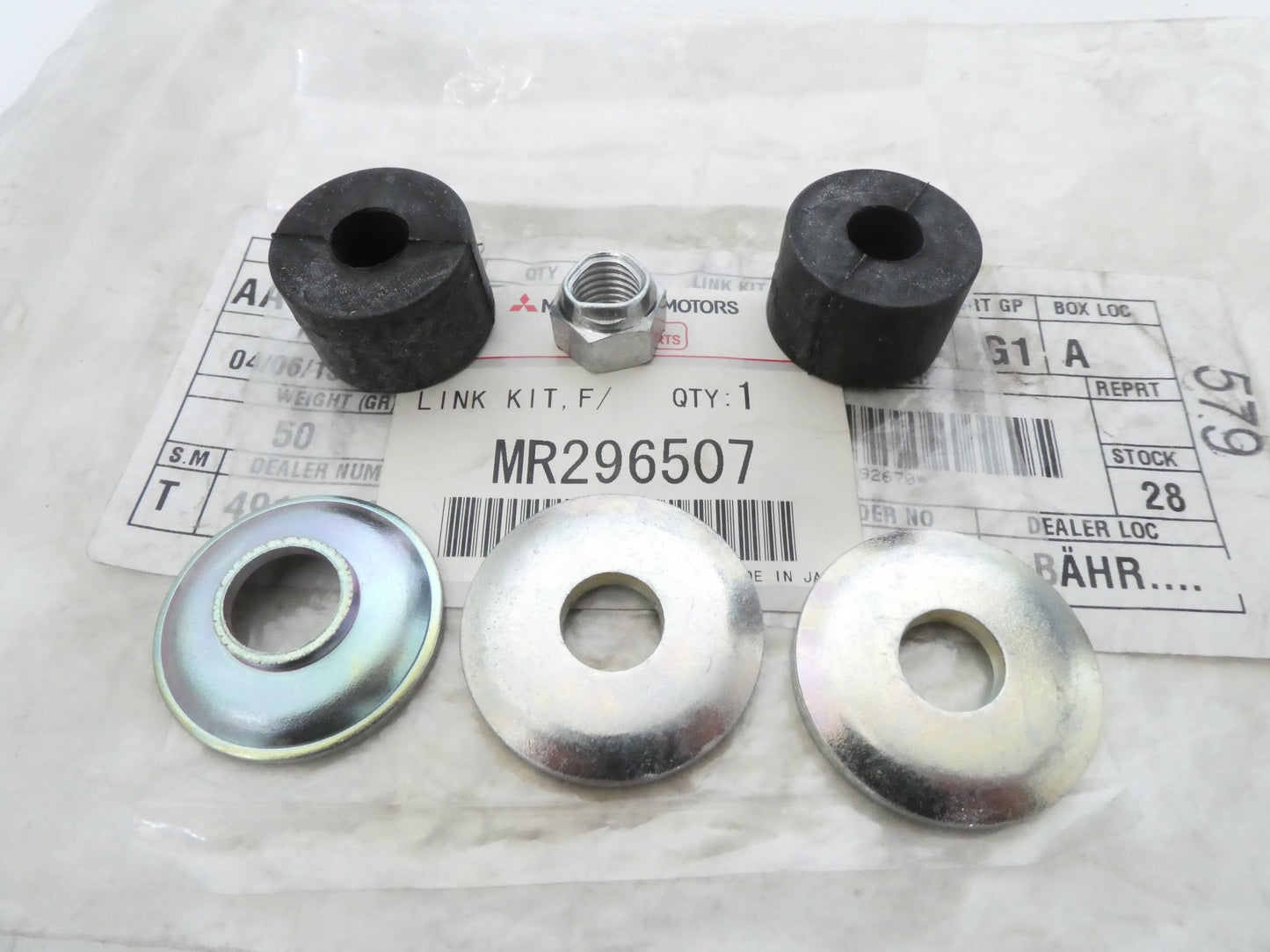 per auto mitsubishi pajero l200 silent block barra stabilizzatrice link bar mr296507