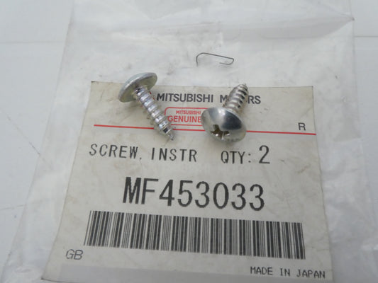 per auto mitsubishi mf453033 2 coppia viti strumentzione pair screw instrument