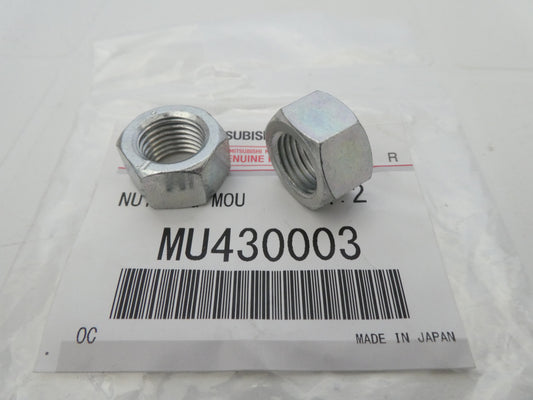 per auto mitsubishi mu430003 paio coppia dado montaggio pair nut engine mm 12