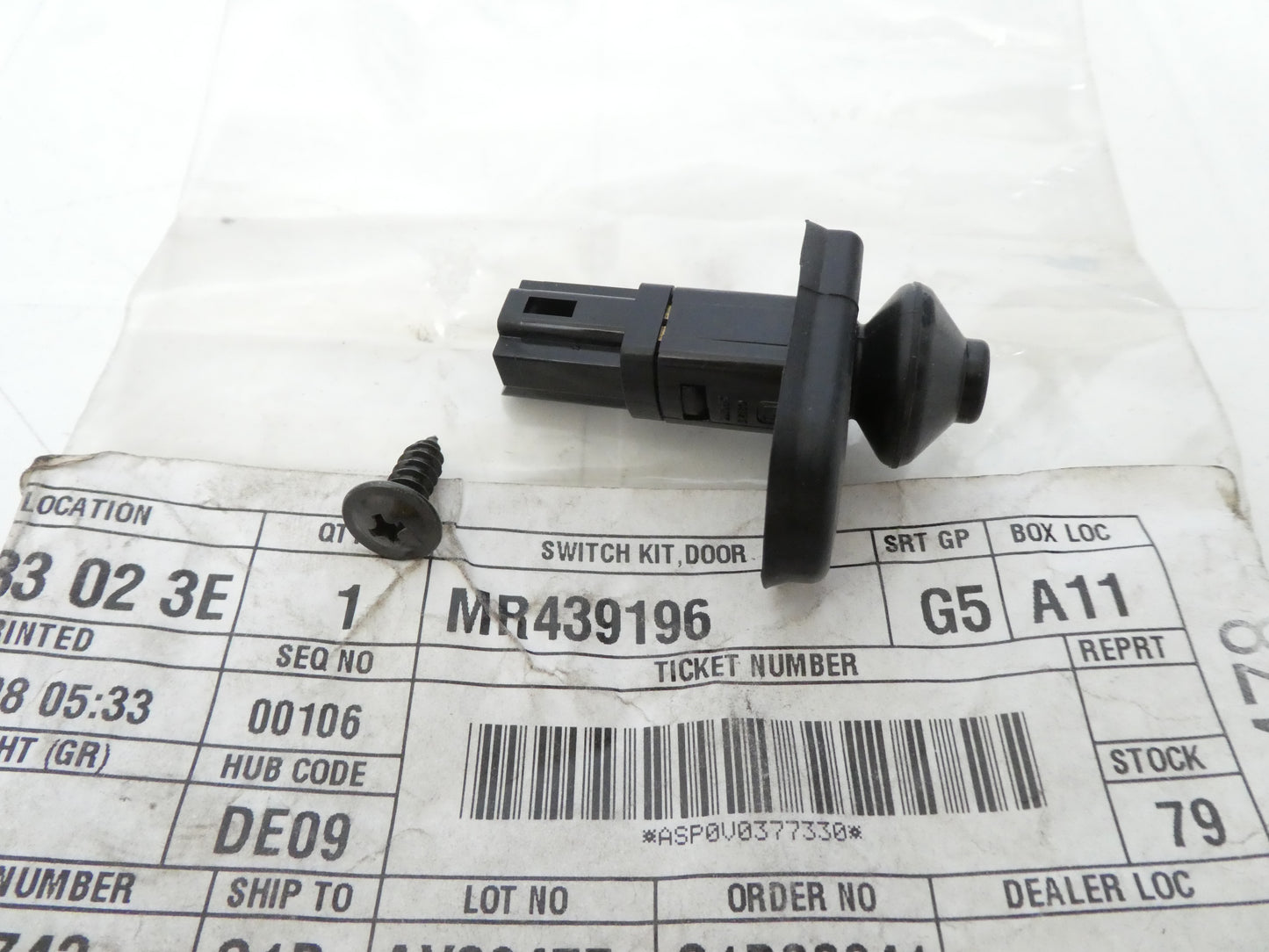 per auto mitsubishi sensore spia luce porta switch lamp door mr439196