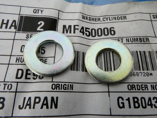 per auto mitsubishi mf450006 coppia rondella piana 10 pair washer plain 10