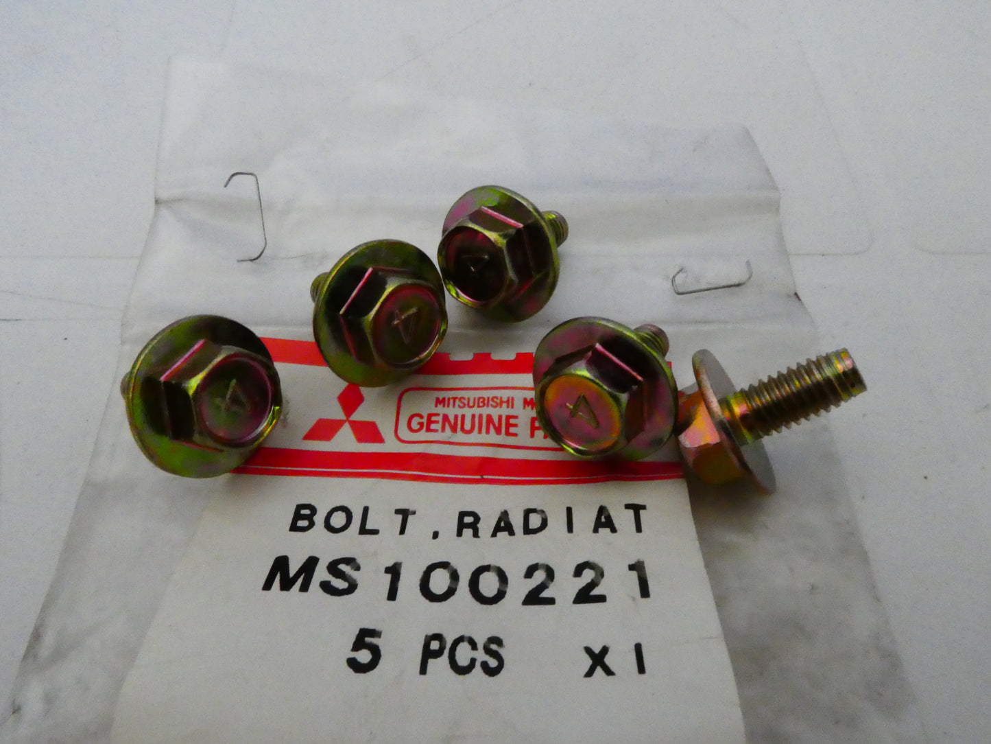 per auto mitsubishi 5 bullone fissaggio bolt fixing 6 x 12 ms100221