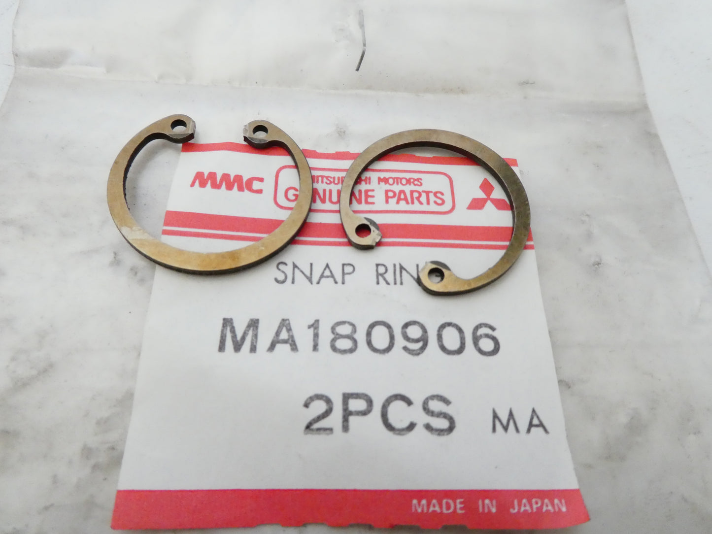 per auto mitsubishi coppia circlip seeger clip pair snap ring clip ma180906