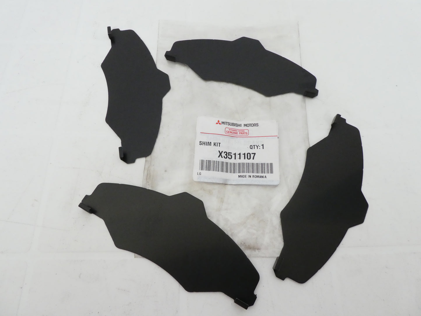 per auto mitsubishi spessori pastiglie freno brake pads shim kit x3511107