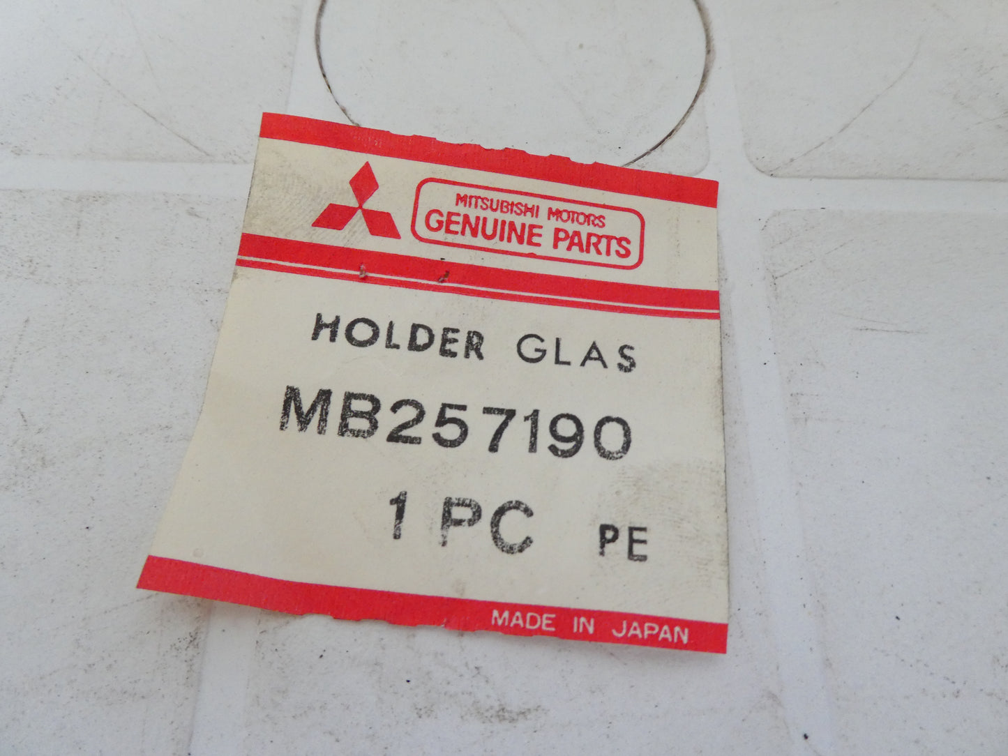 per auto mitsubishi piastra guida vetro sportello holder plate glass door mb257190