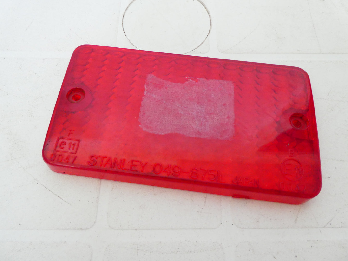 per auto mitsubishi lente rossa lens red stanley 049-6751l