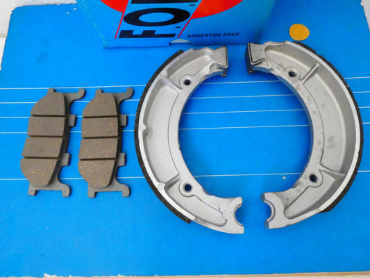 Per Yamaha majesty 96 1997 yp 250 kit ganasce freno pastiglie freno freni brake scooter pads brake