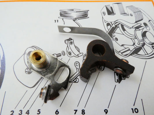 Per oleo mac 250 250A 251 chainsaw motosega puntine contatti accensione ignition contact point per cev