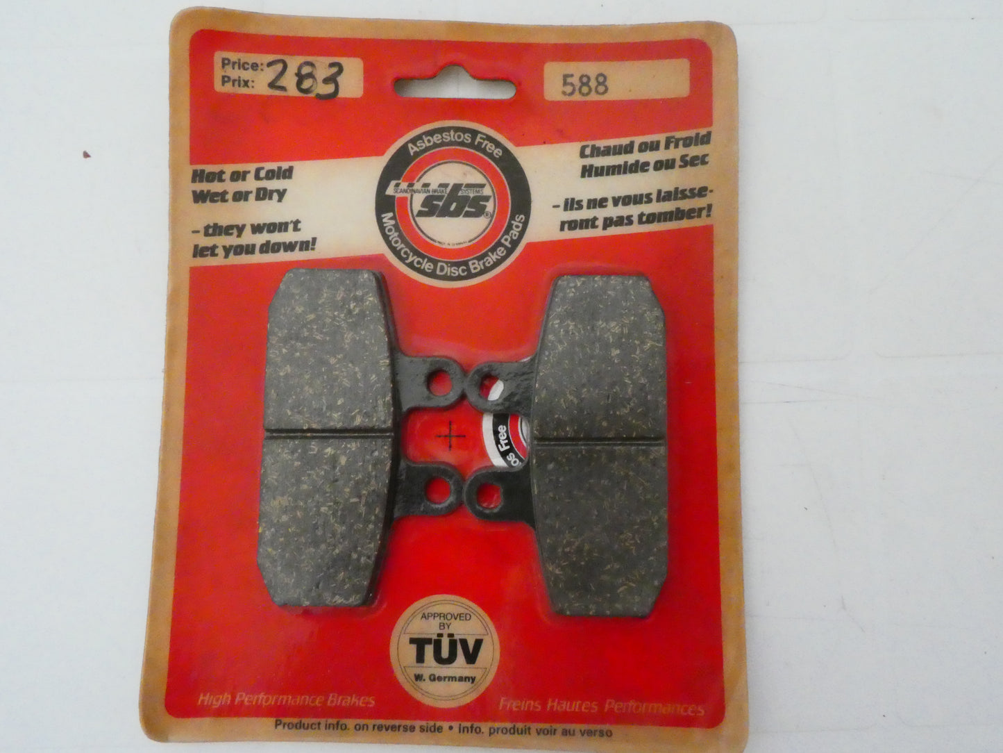 per aprilia 350 tuareg wind 1987 pastiglie disco freno anteriore brake pads front disc sbs (Copy) (Copy)