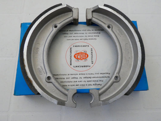 Per Moto Morini 350 ganasce freno tamburo posteriore moto brake shoe rear 162 X 30 (NO SPORT)