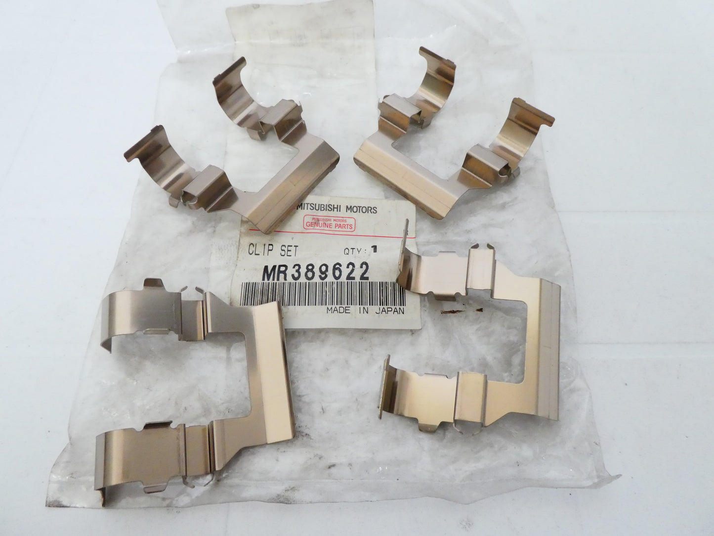 per auto mitsubishi clip set freno pastiglie posteriori spring rear brake pads rear clip mr389622