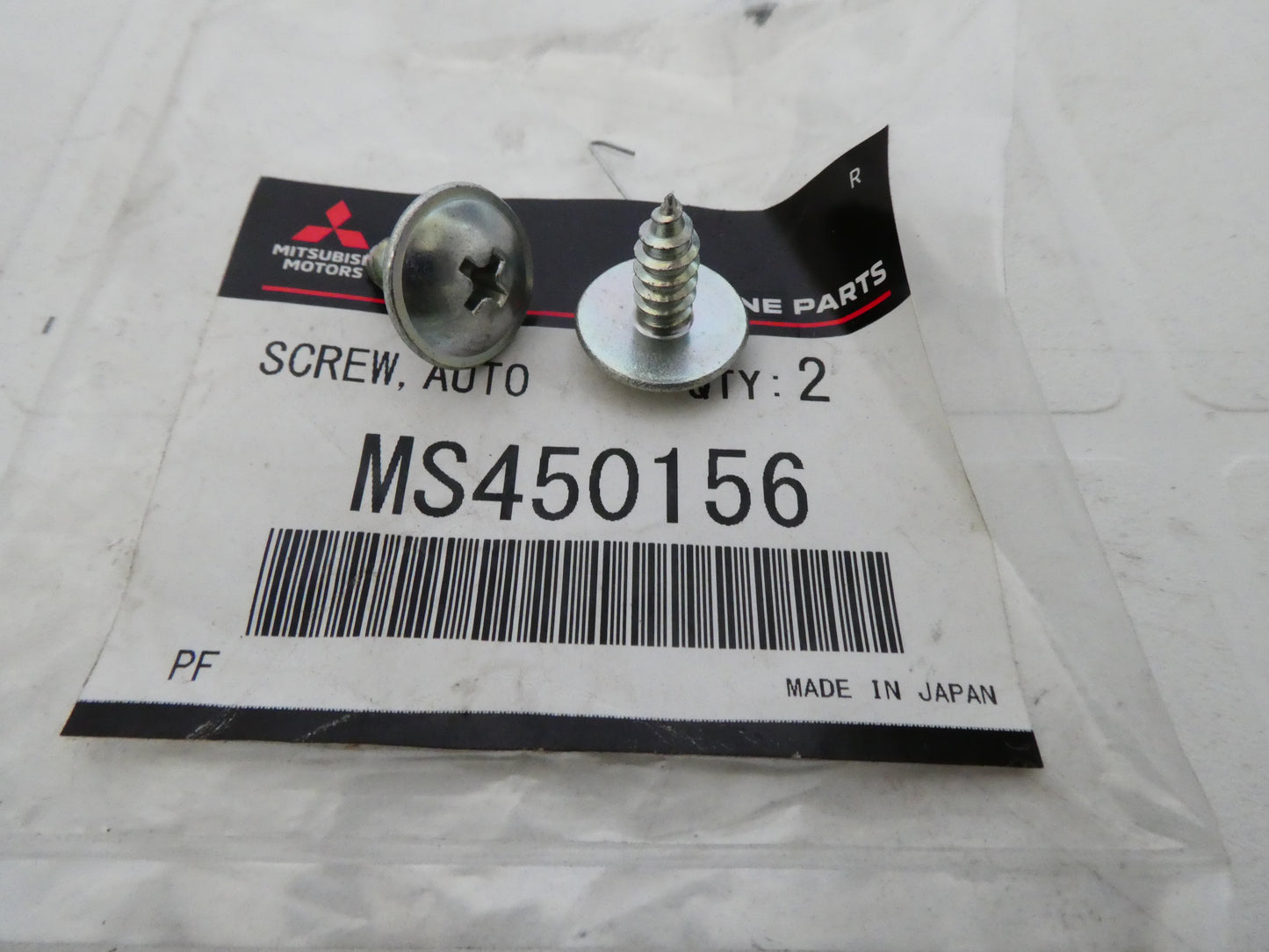 per auto mitsubishi 2 vite fissaggio elettrico pair screw fixing eletrical ms450156