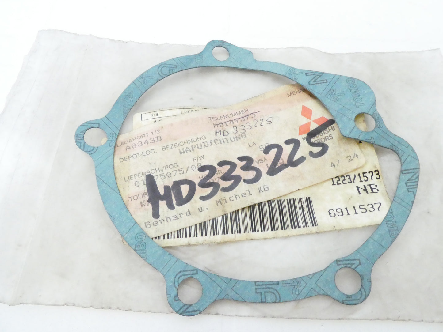 per auto mitsubishi guarnizione pompa acqua gasket water pump md333225