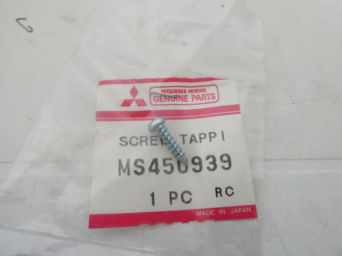 per auto mitsubishi 2 vite fissaggio pair screw tappi mf450939