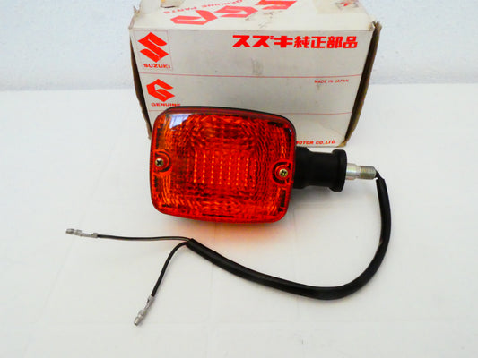 per moto suzuki gs500 nera freccia posteriore turn signal rear due cavi 3560344174