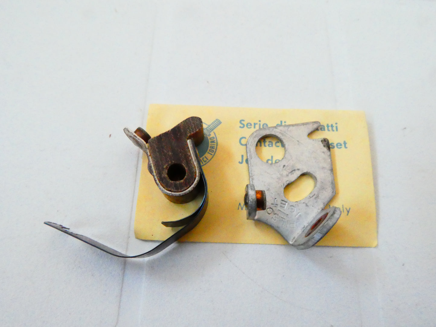 Per innocenti lambretta E 125 dal 1953 Contatti puntine accensione impianto contact point flywheel filso volano scooter