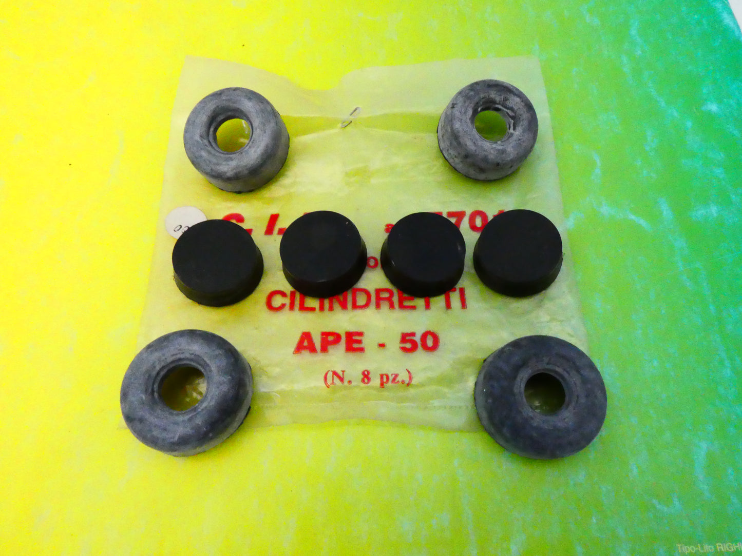 per ape piaggio 50 tm p50 fl2 cross 1980 2014 guarnizione gommini cilindretto freno posteiore