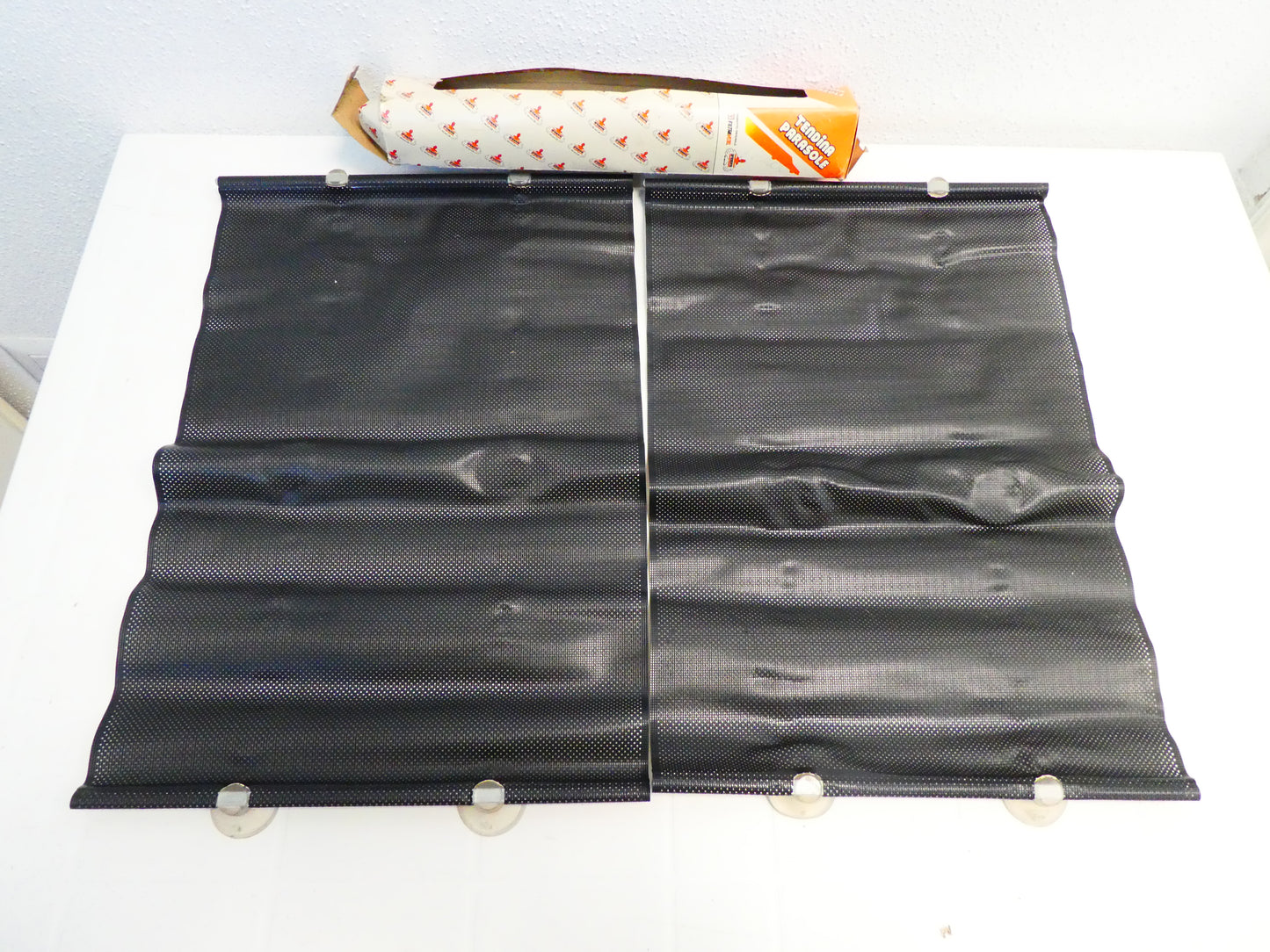 Per auto van roulotte furgone cm 40 x 27 tendine tenda tende ventosa parasole