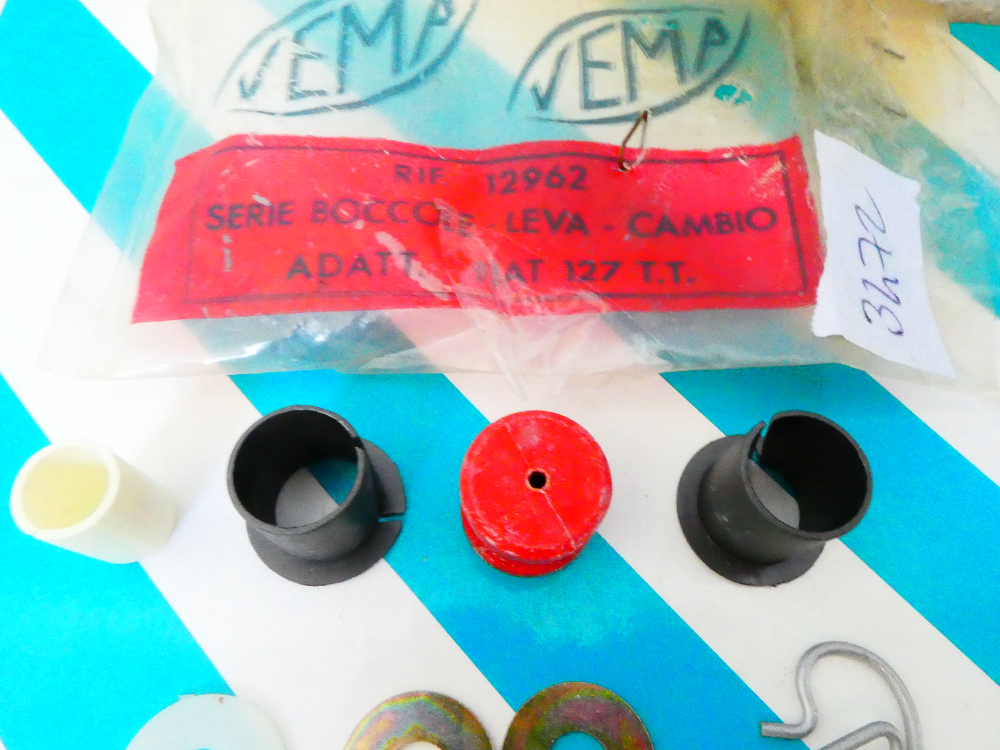 Per Fiat 127 tt auto boccola boccole revisione leva anelli cambio kit riparazione car bush lever change shaft