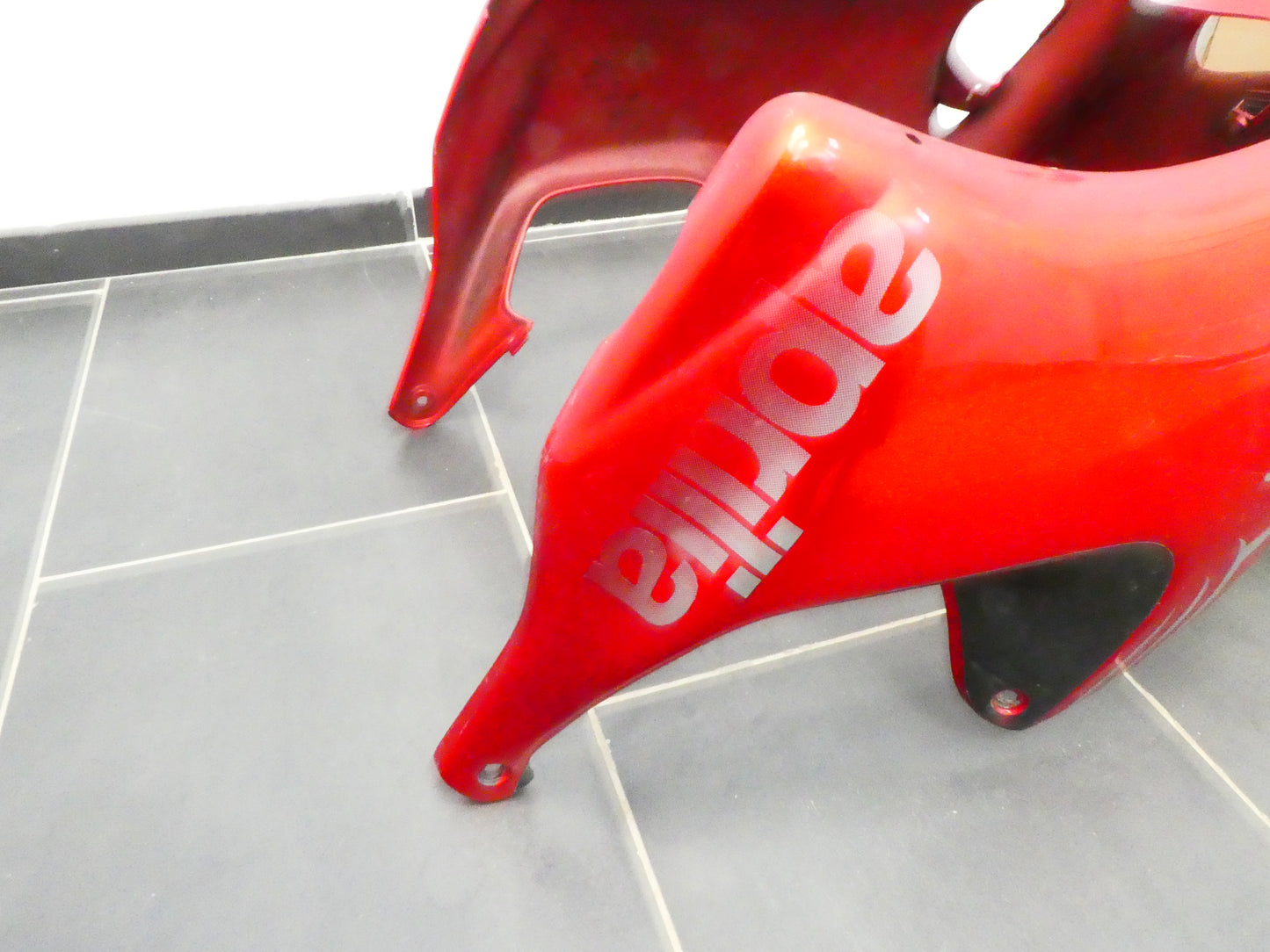 Per Aprilia Pegaso 650 ie 2004 carena frontale cupolino rosso front fairing red 8168296