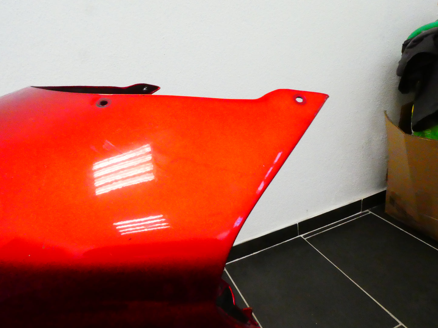 Per Aprilia Pegaso 650 ie 2004 carena frontale cupolino rosso front fairing red 8168296