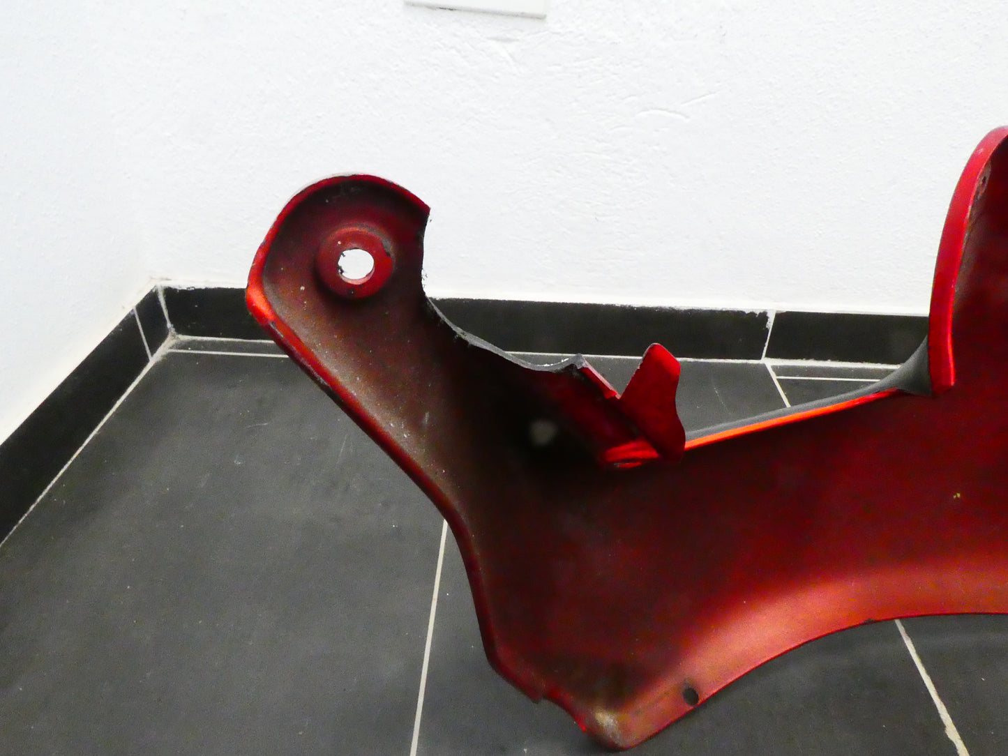 Per Aprilia Pegaso 650 ie 2004 carena frontale cupolino rosso front fairing red 8168296