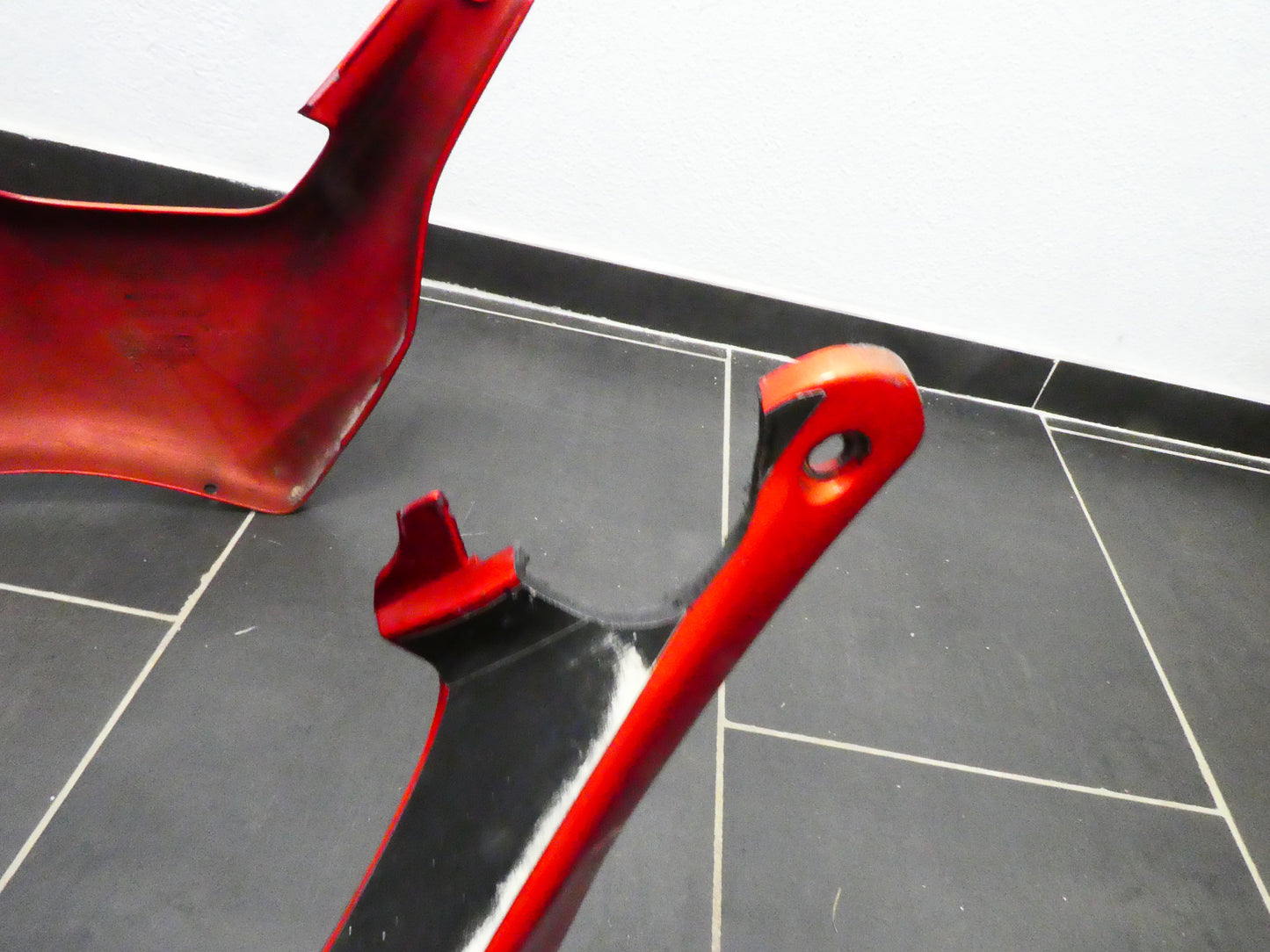 Per Aprilia Pegaso 650 ie 2004 carena frontale cupolino rosso front fairing red 8168296