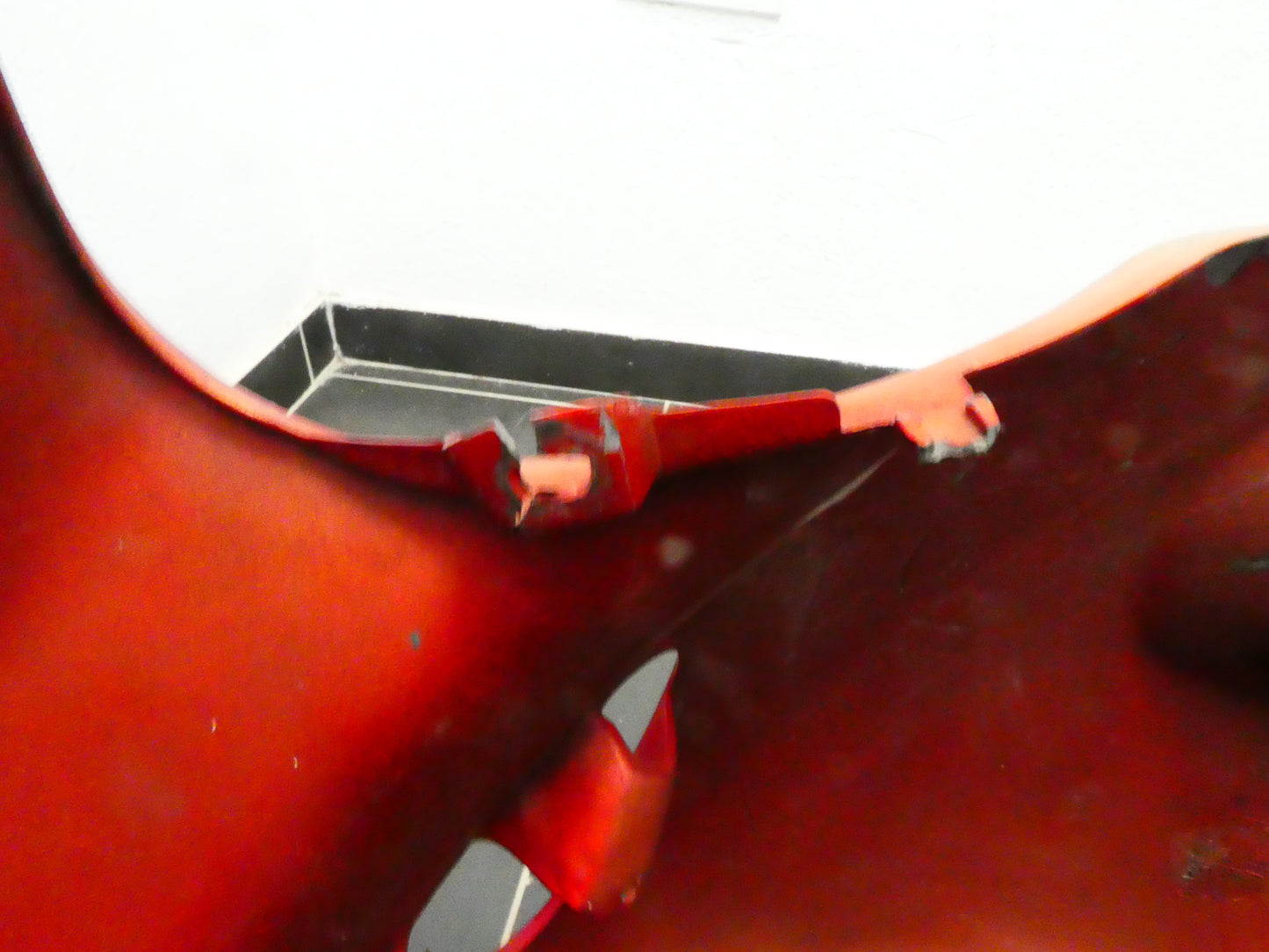 Per Aprilia Pegaso 650 ie 2004 carena frontale cupolino rosso front fairing red 8168296