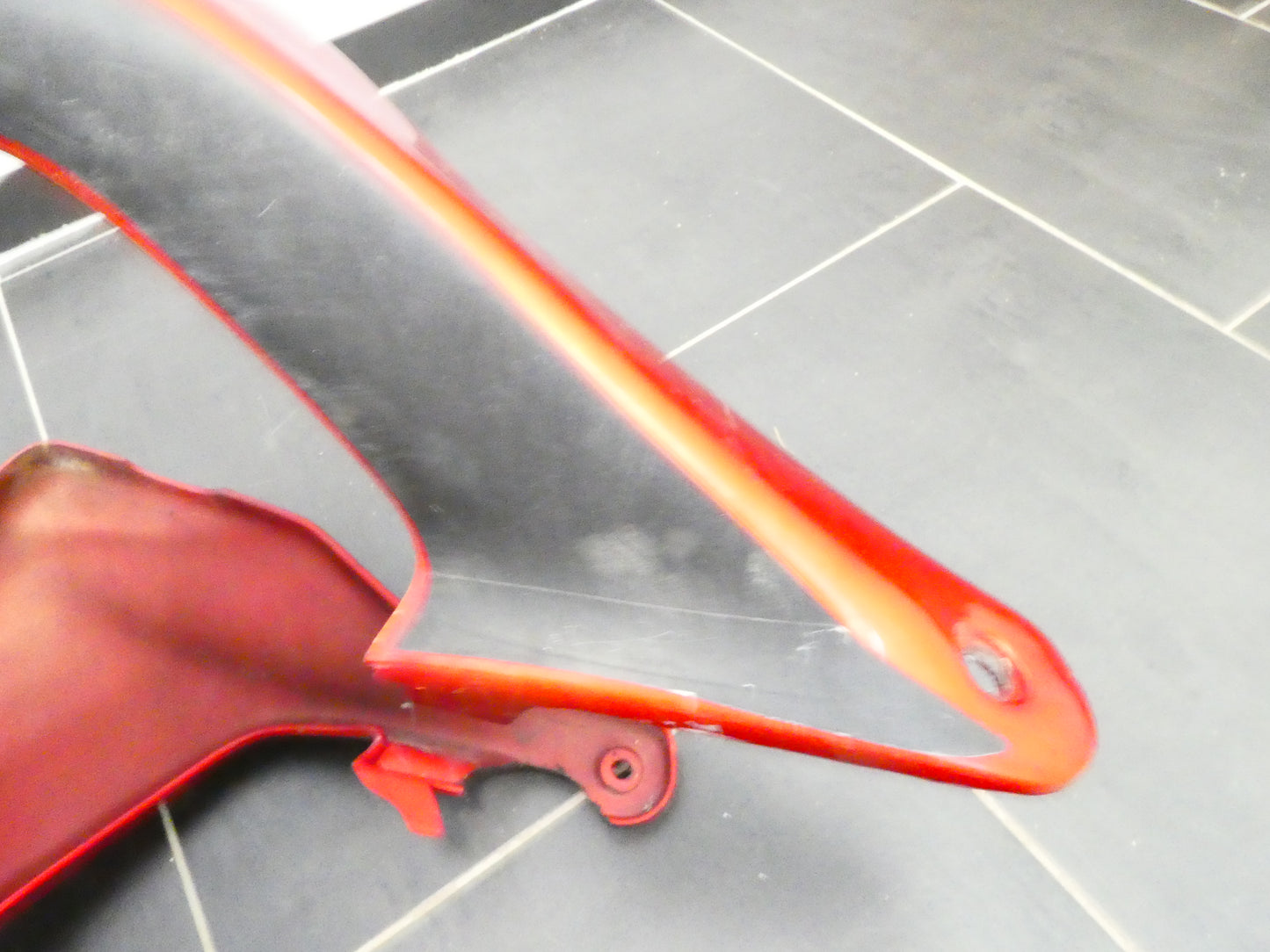 Per Aprilia Pegaso 650 ie 2004 carena frontale cupolino rosso front fairing red 8168296