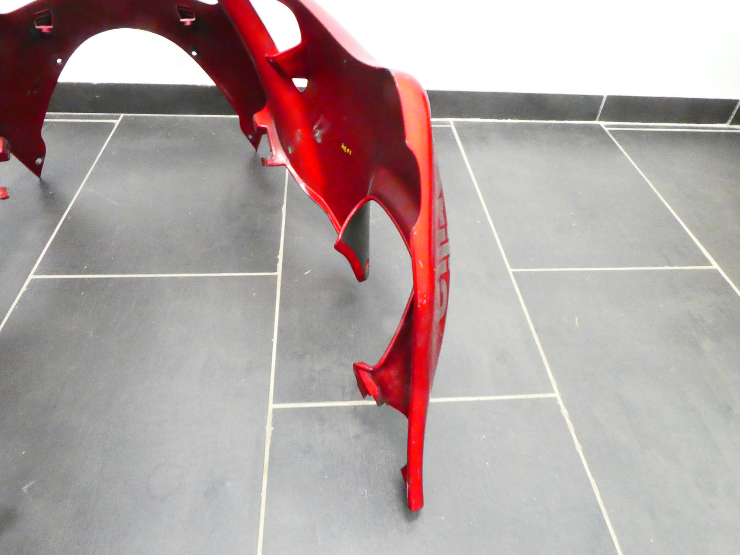 Per Aprilia Pegaso 650 ie 2004 carena frontale cupolino rosso front fairing red 8168296
