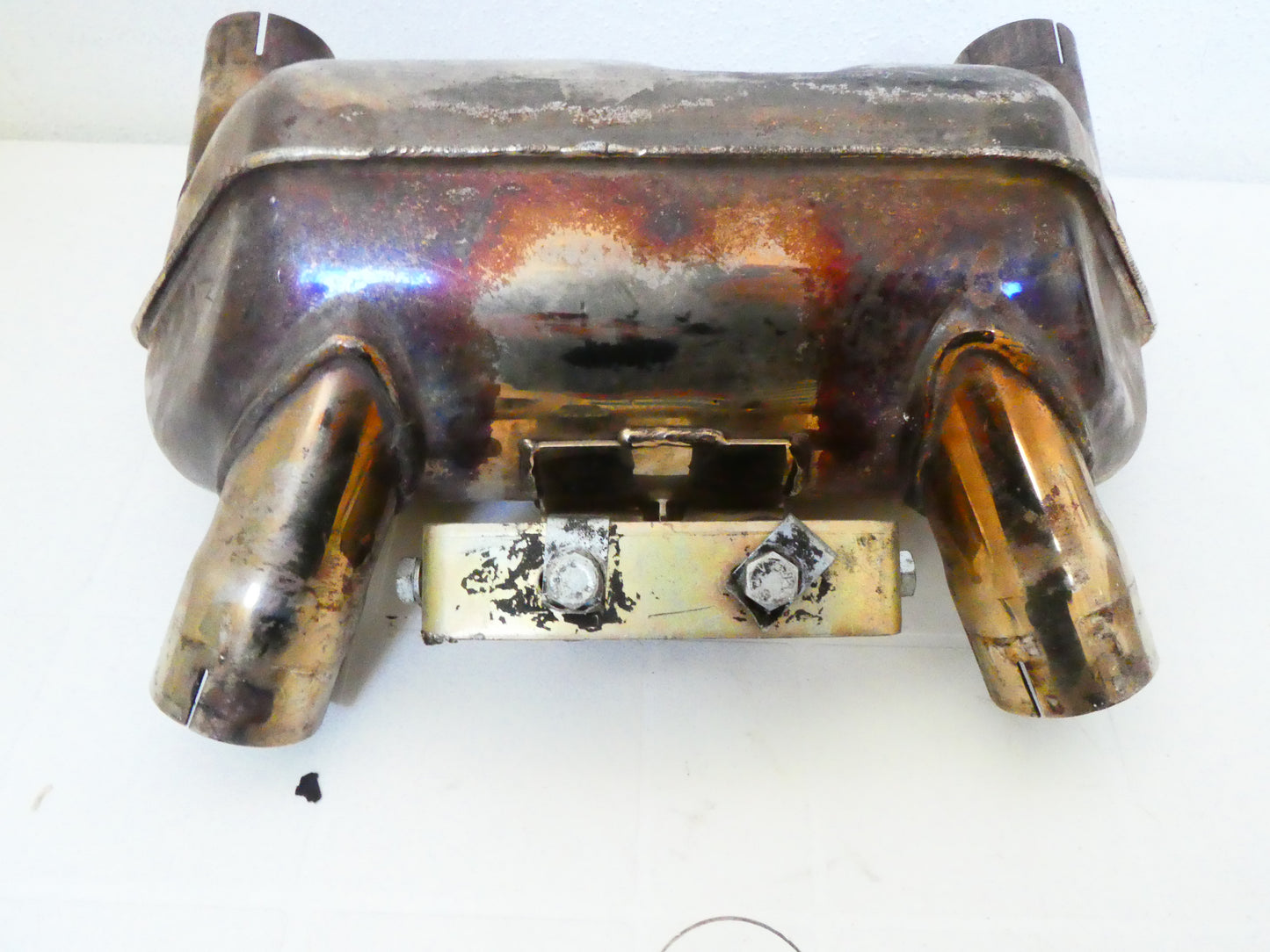 per moto guzzi 1100 sport daytona v10 centauro scatola espansione marmitta exhaust box exspansion gu37123905 c3705