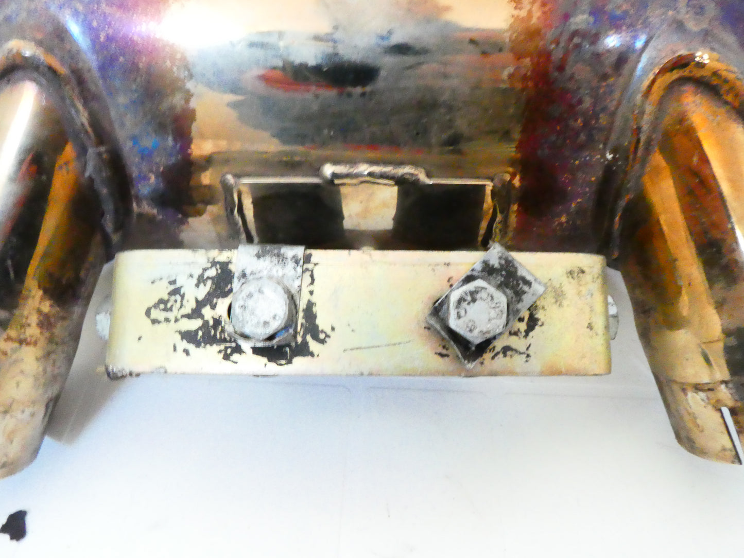 per moto guzzi 1100 sport daytona v10 centauro scatola espansione marmitta exhaust box exspansion gu37123905 c3705