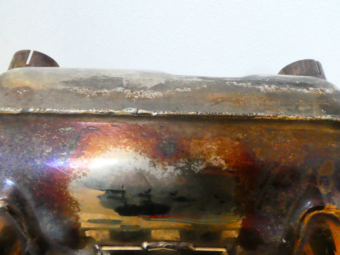 per moto guzzi 1100 sport daytona v10 centauro scatola espansione marmitta exhaust box exspansion gu37123905 c3705