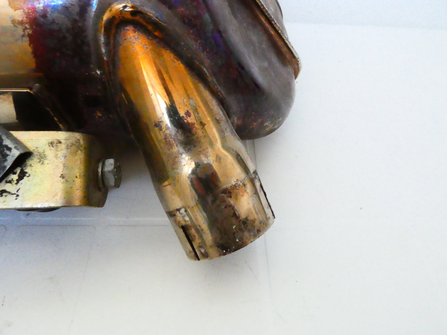 per moto guzzi 1100 sport daytona v10 centauro scatola espansione marmitta exhaust box exspansion gu37123905 c3705