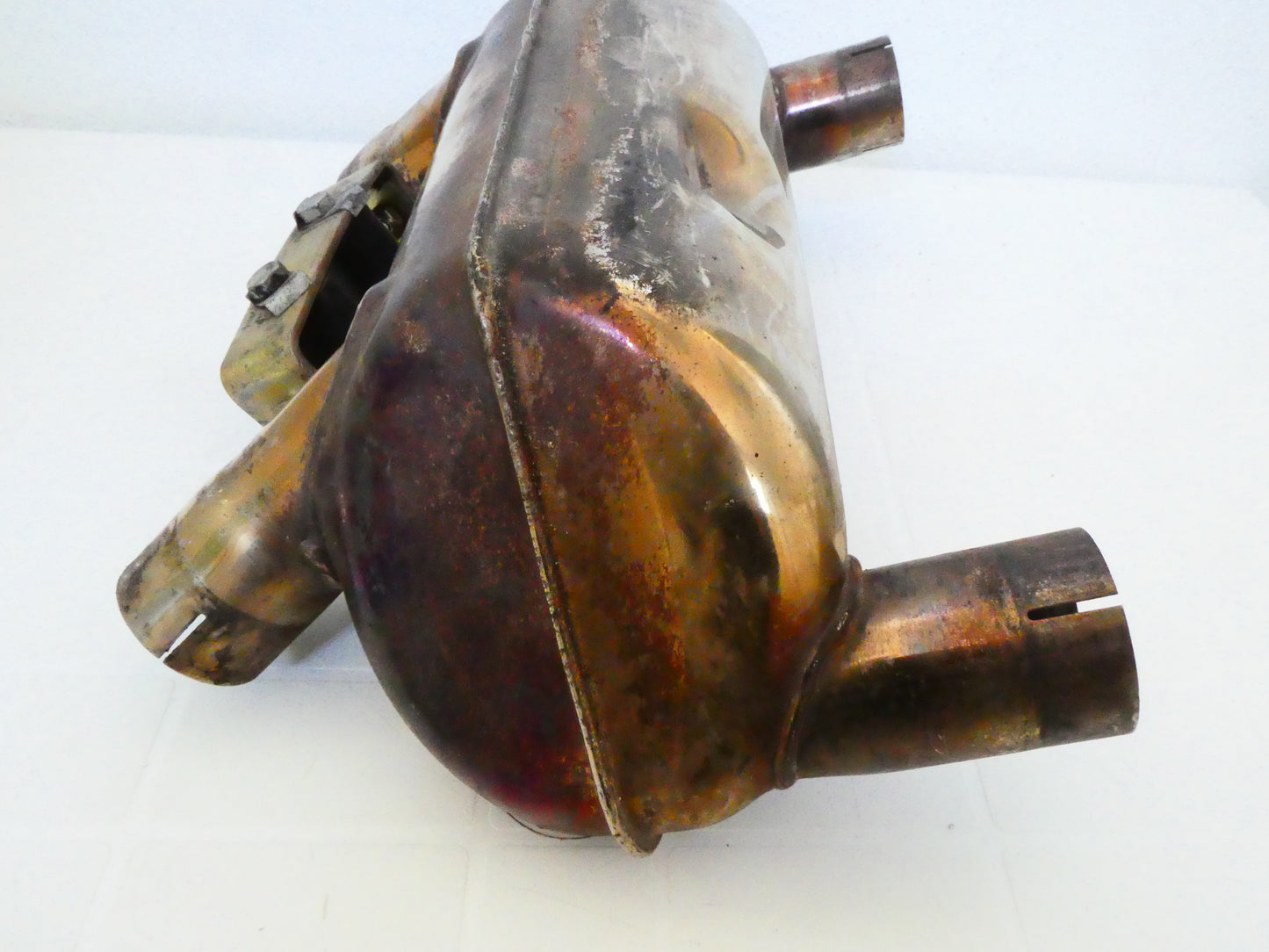 per moto guzzi 1100 sport daytona v10 centauro scatola espansione marmitta exhaust box exspansion gu37123905 c3705