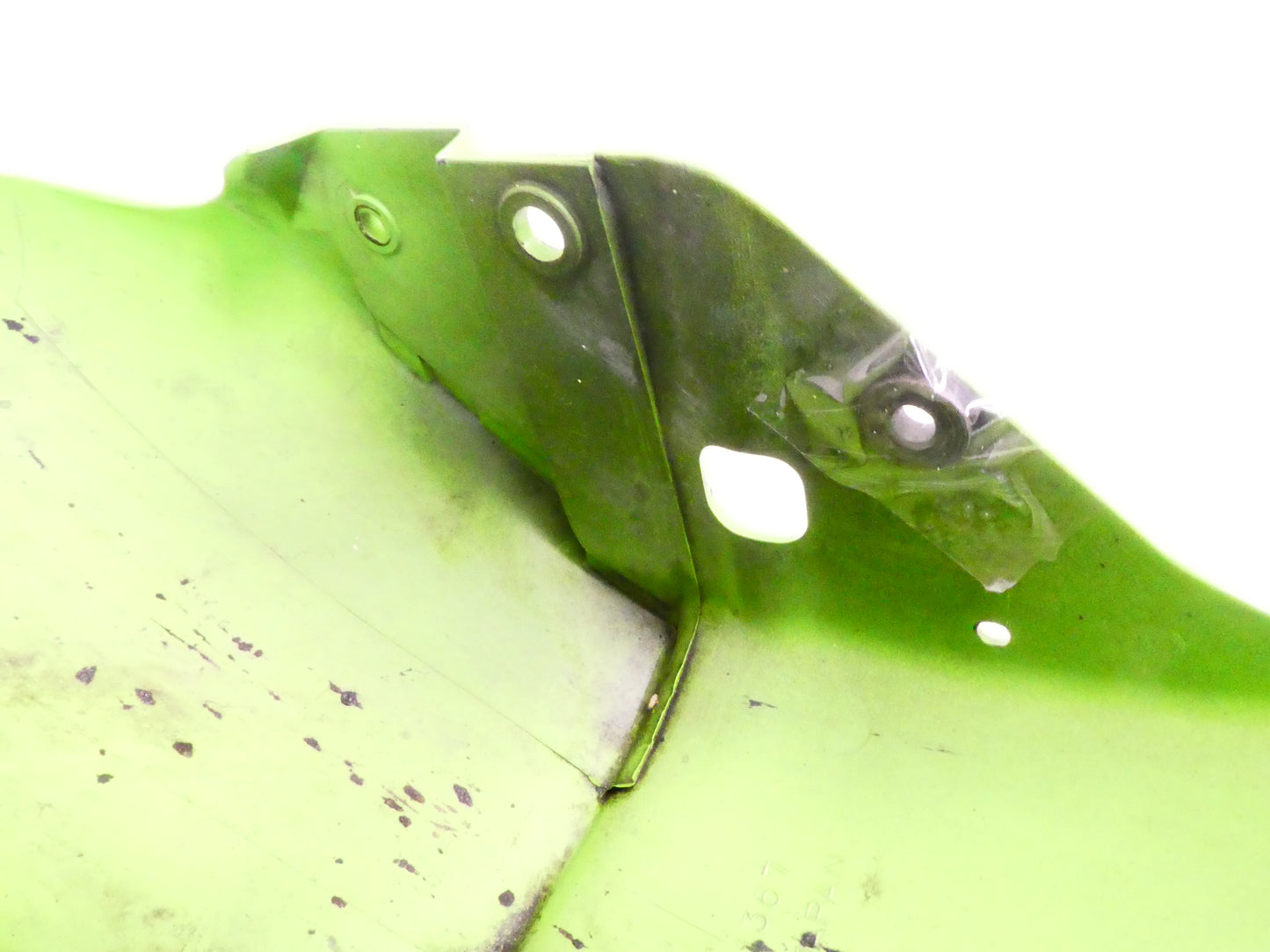 per kawasaki zx6r ninja  1998 1999 parafango anteriore verde front fender mudguard  green 360041367