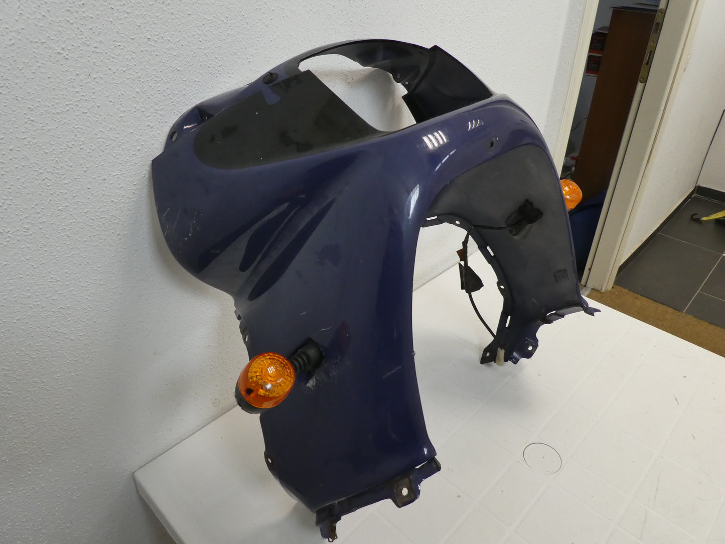 per moto bmw f650 st cupolino carena scudo anteriore blu front fairing bleu 46632346244