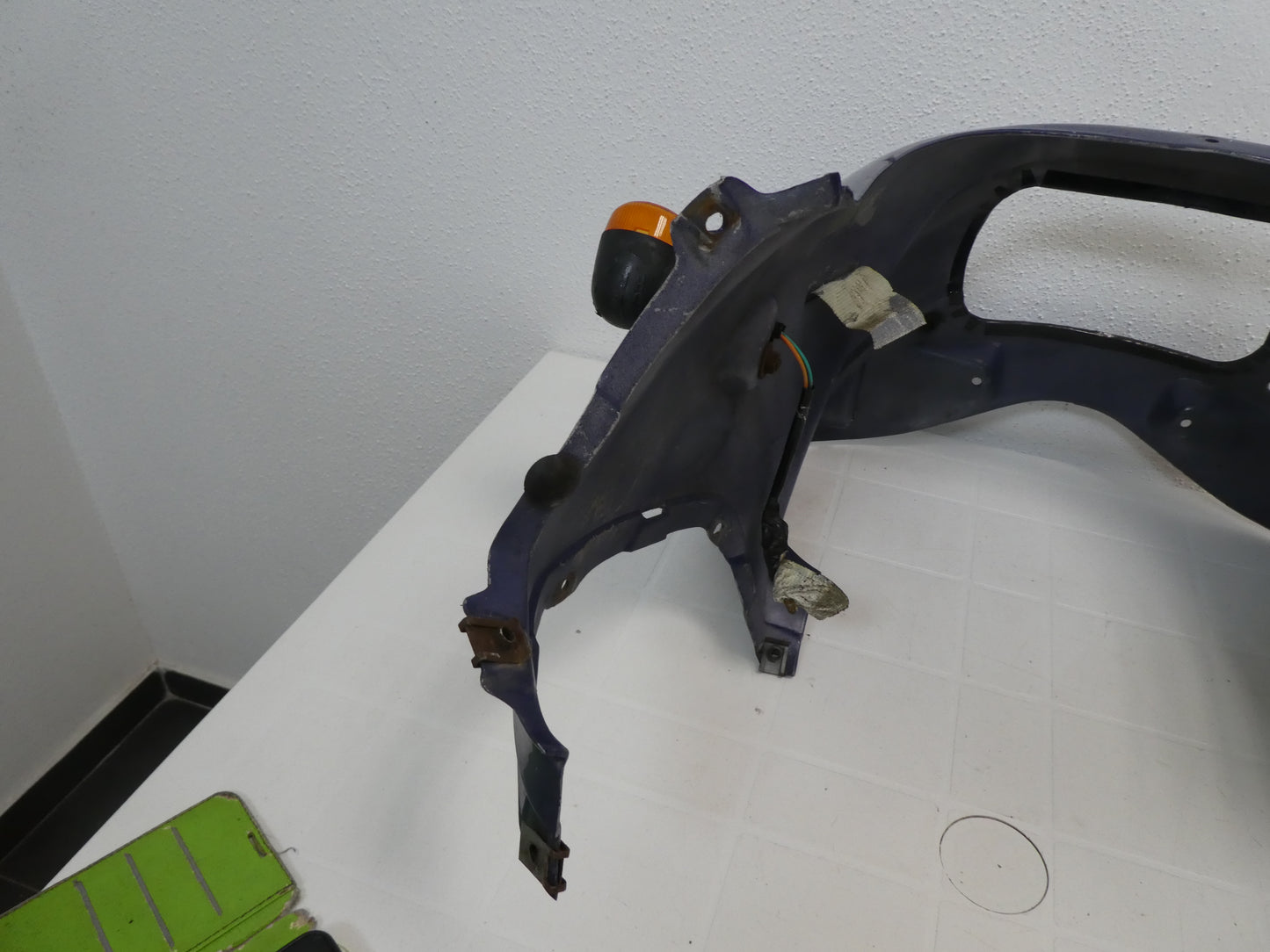 per moto bmw f650 st cupolino carena scudo anteriore blu front fairing bleu 46632346244