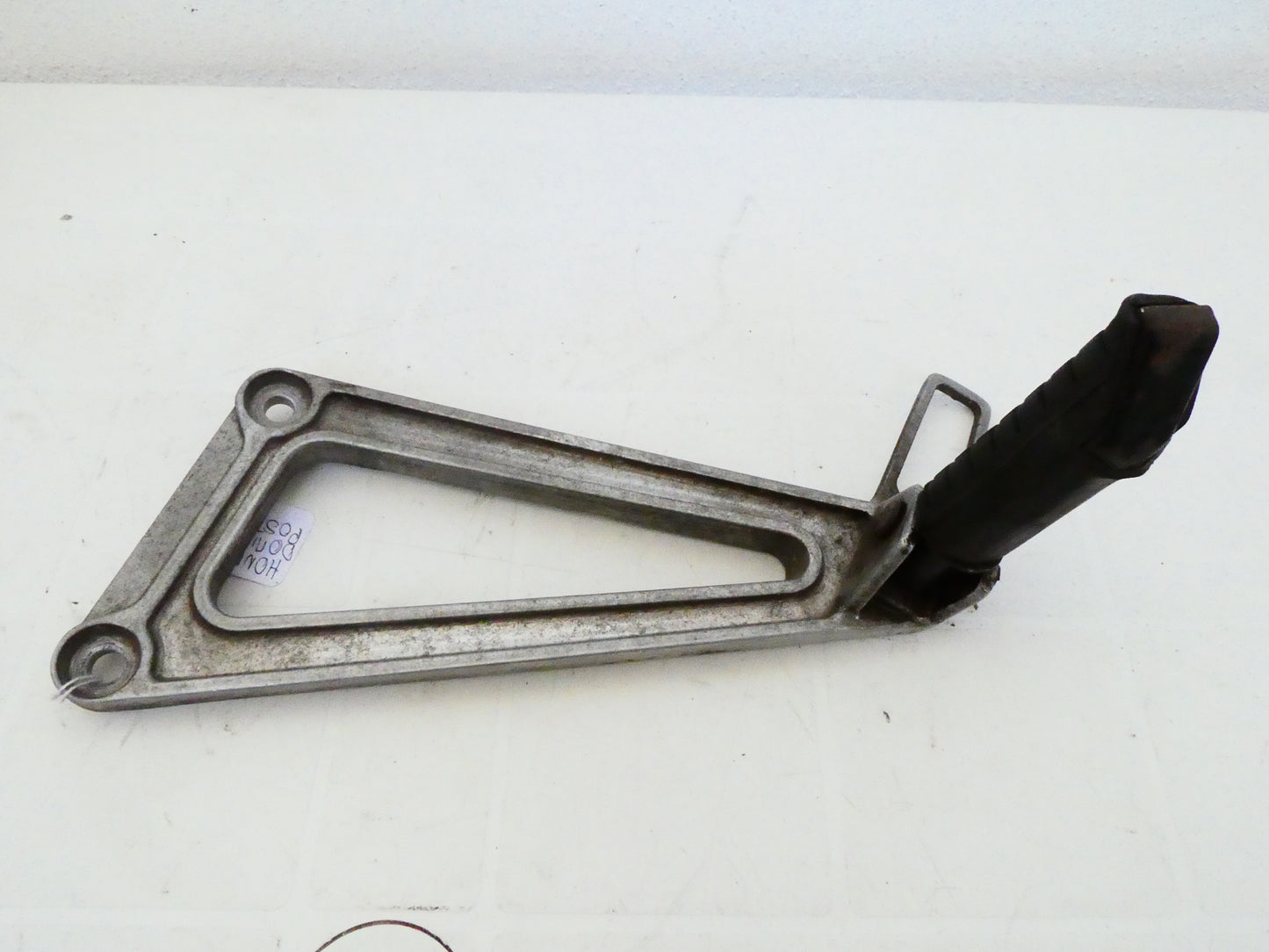 per moto honda dominator nx 650 piastra pedana posteriore sinistra passegero plate rear left  footrest footpeg holder
