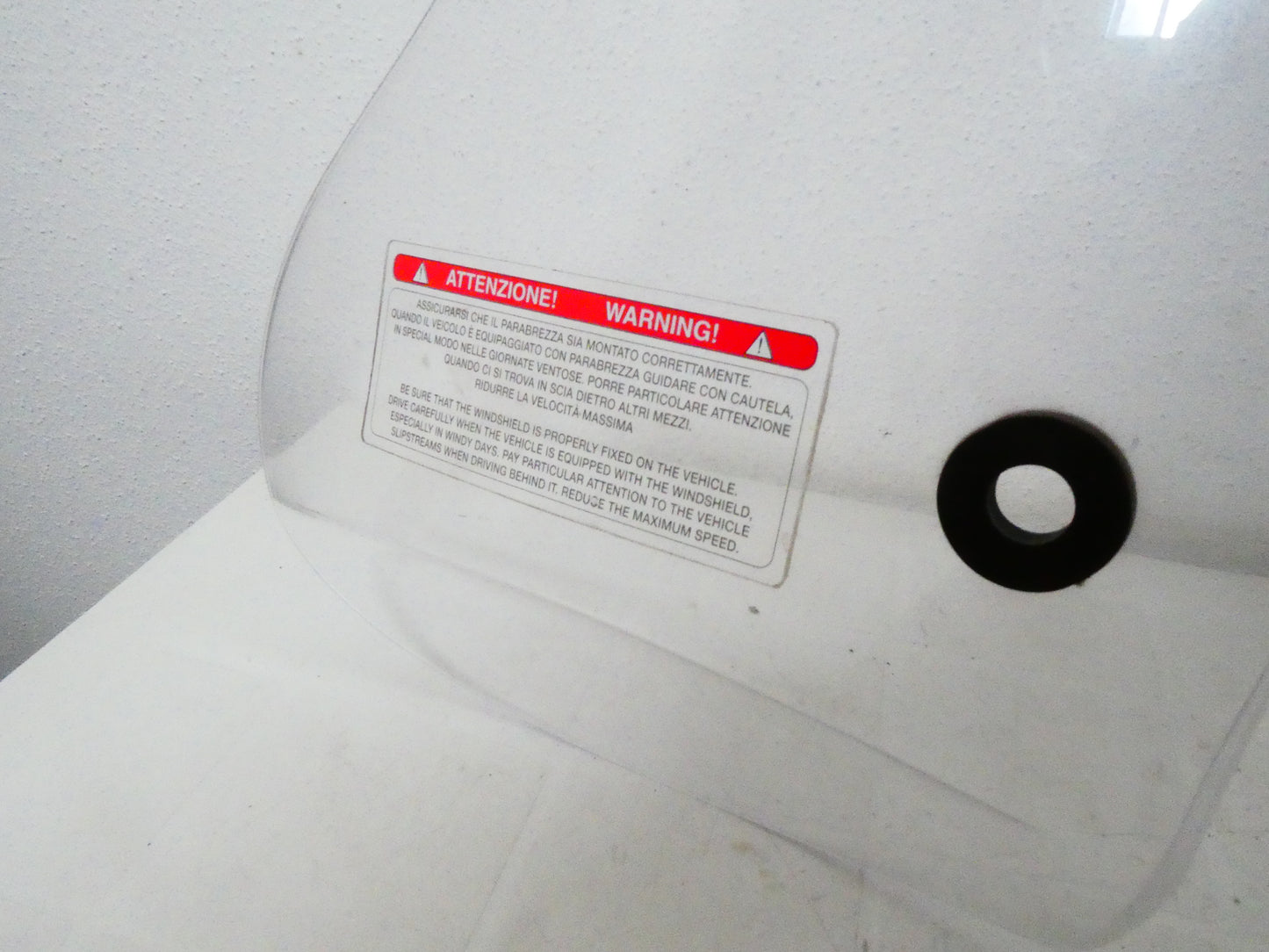 per piaggio vespa sprint 50 125 150 modern solo parabrezza plexiglass lastra windshield only