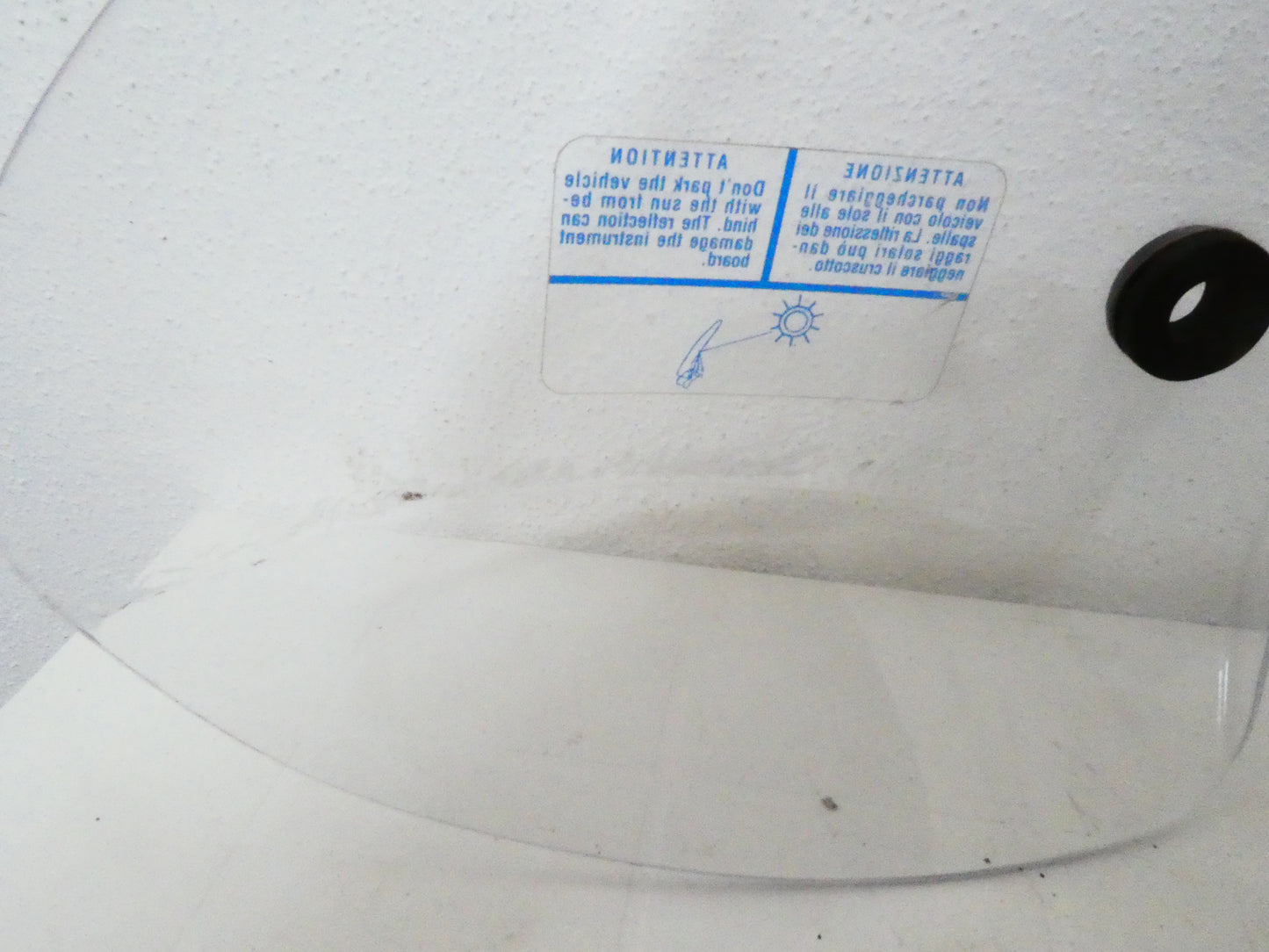 per piaggio vespa sprint 50 125 150 modern solo parabrezza plexiglass lastra windshield only