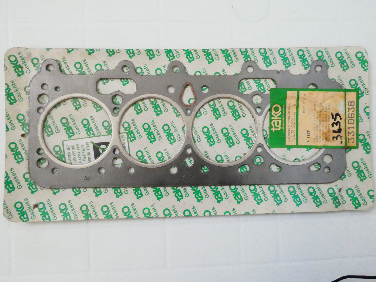 Per Fiat 3310638 ducato turbo diesel van mot 710 90cv 1929 at19  guarnizione 1,95 testa testata auto gasket head car